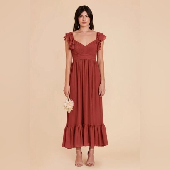 Birdy Grey - Women's Michelle Dress Chiffon - Spice. Size: M. NWT. (1643) - Picture 7 of 13